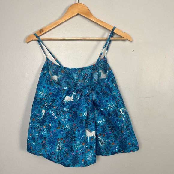 Printfresh Blue Unicorn tank top organic cotton size XS - Picture 2 of 6
